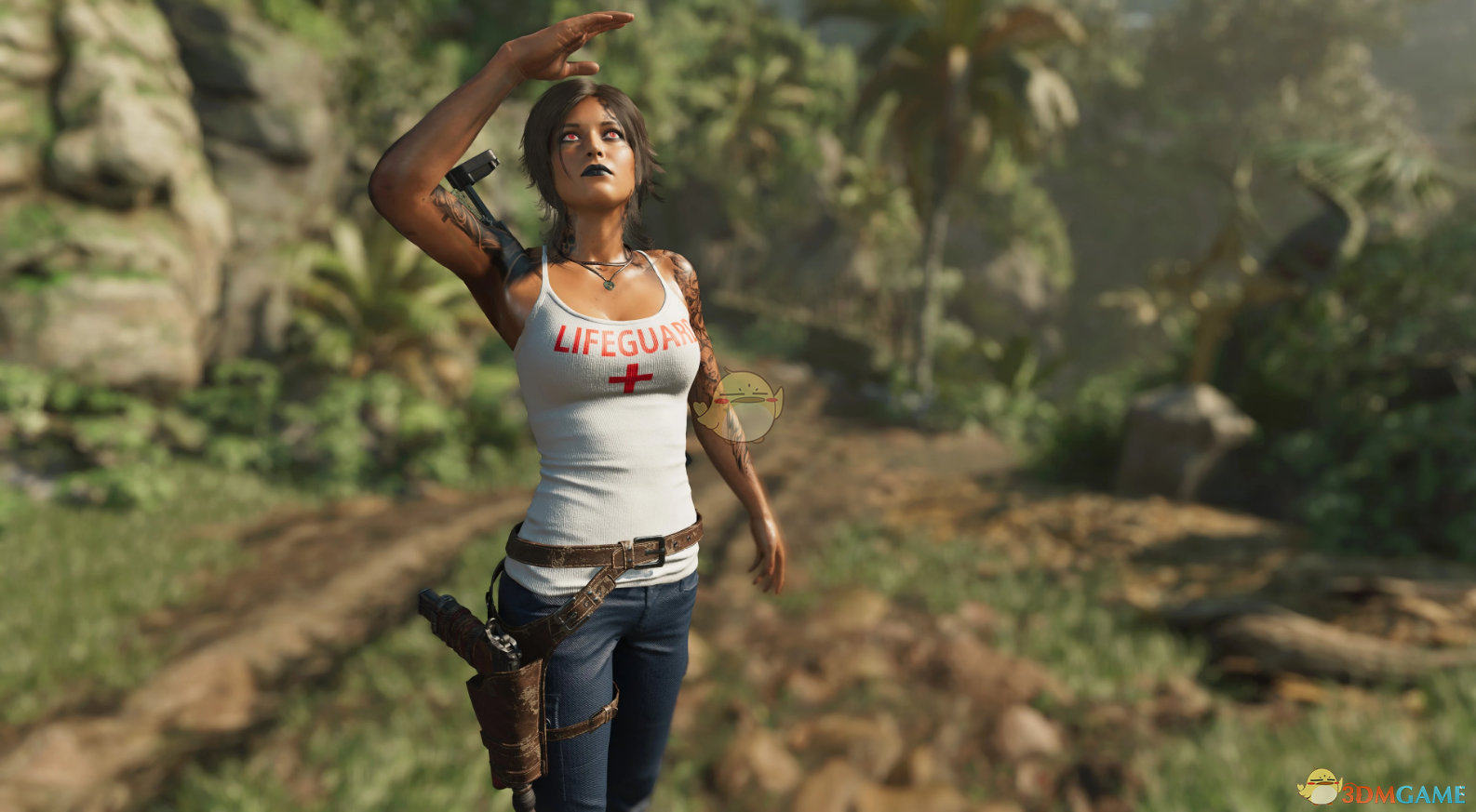 《古墓丽影：暗影》穿lifeguard背心的劳拉MOD