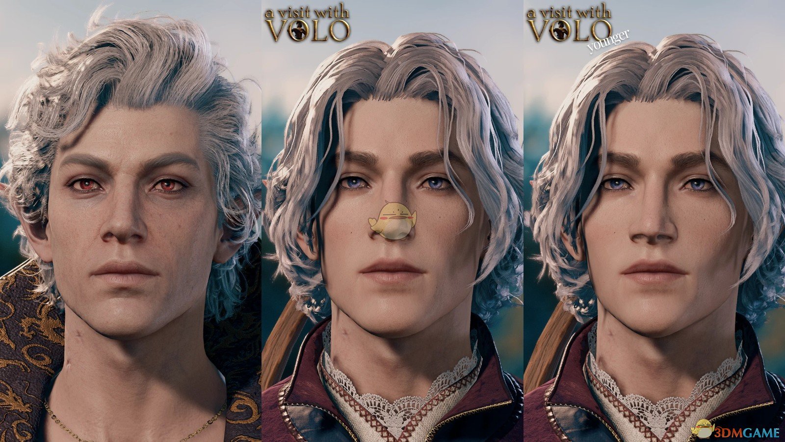 《博德之门3》拜访Volo-阿斯代伦重制外观MOD