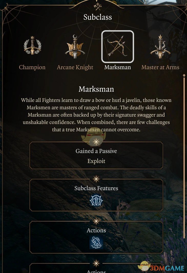 《博德之门3》备用战士MOD