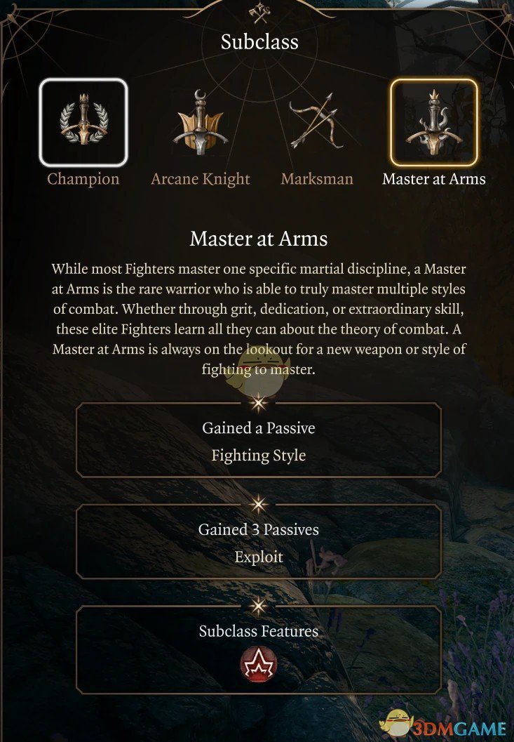 《博德之门3》备用战士MOD