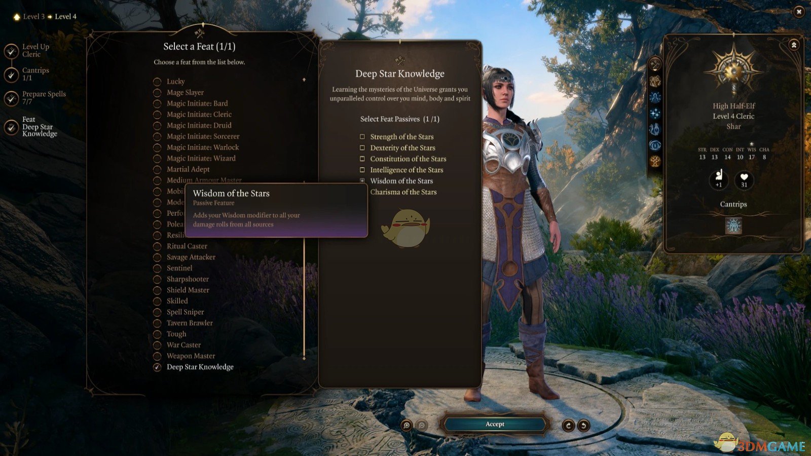 《博德之门3》深星知识MOD