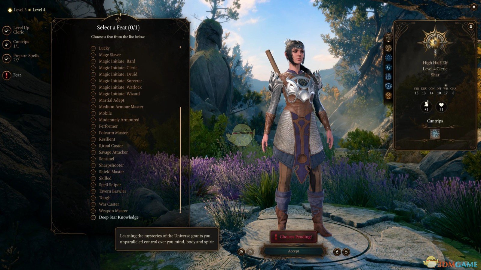 《博德之门3》深星知识MOD