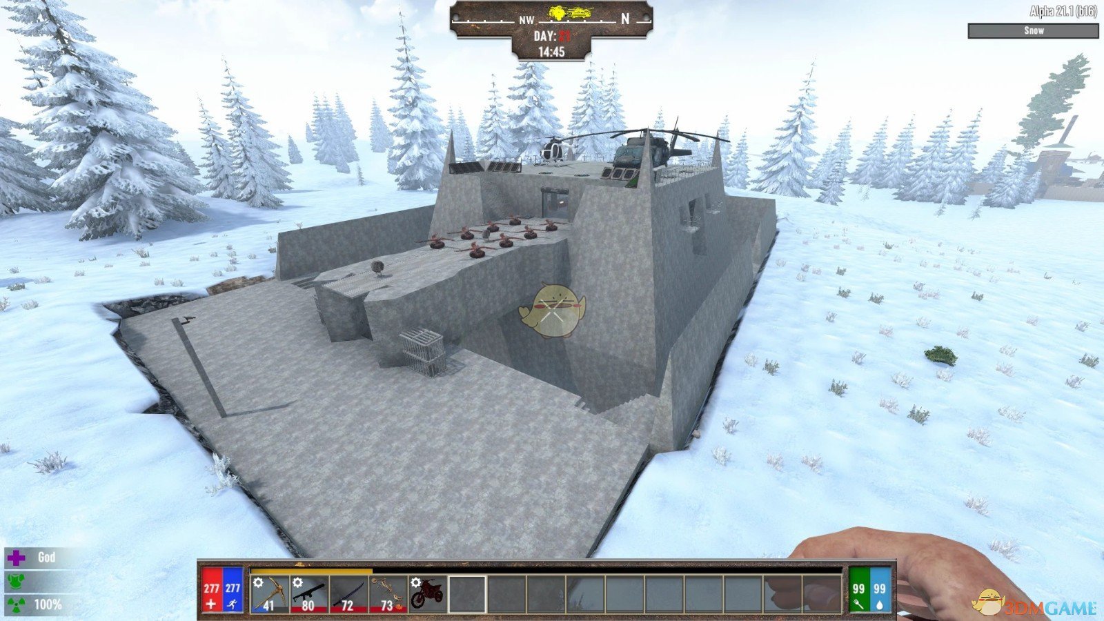 《七日杀》稳定性书呆子眼镜A21MOD