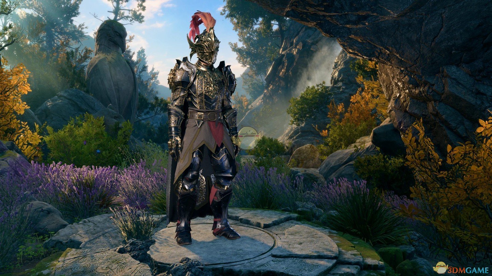 《博德之门3》弃誓骑士羽饰头盔MOD