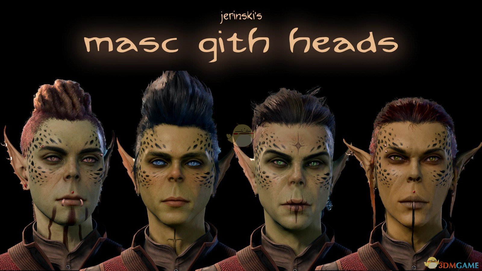 《博德之门3》Jerinski的Masc吉斯洋基人头像MOD