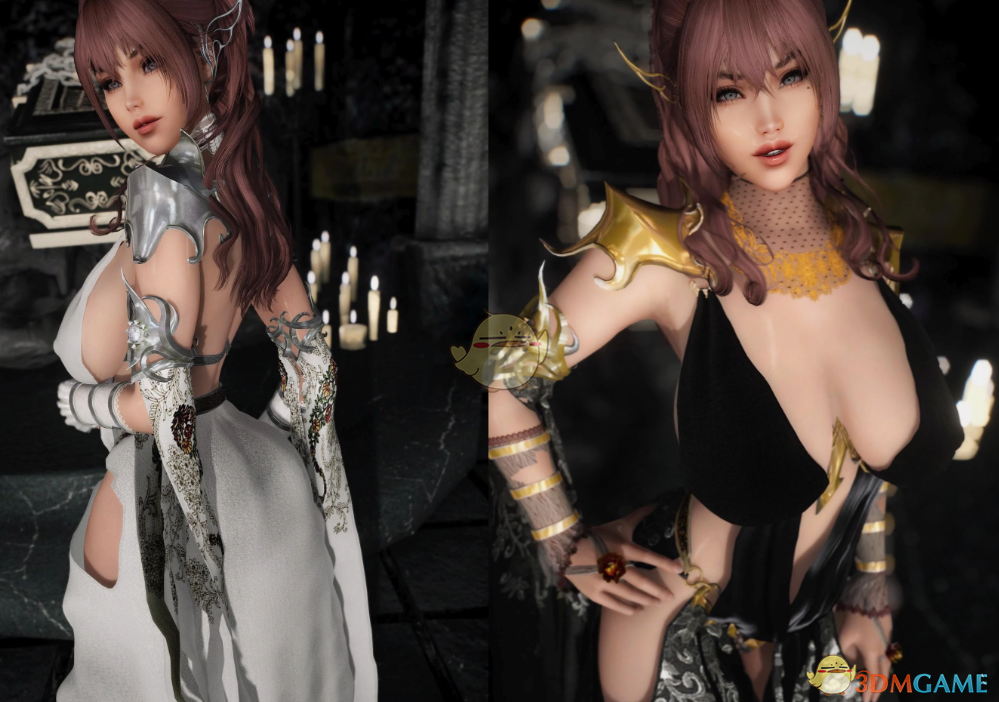 《上古卷轴5：天际重制版》轻纱妖精女王服饰MOD