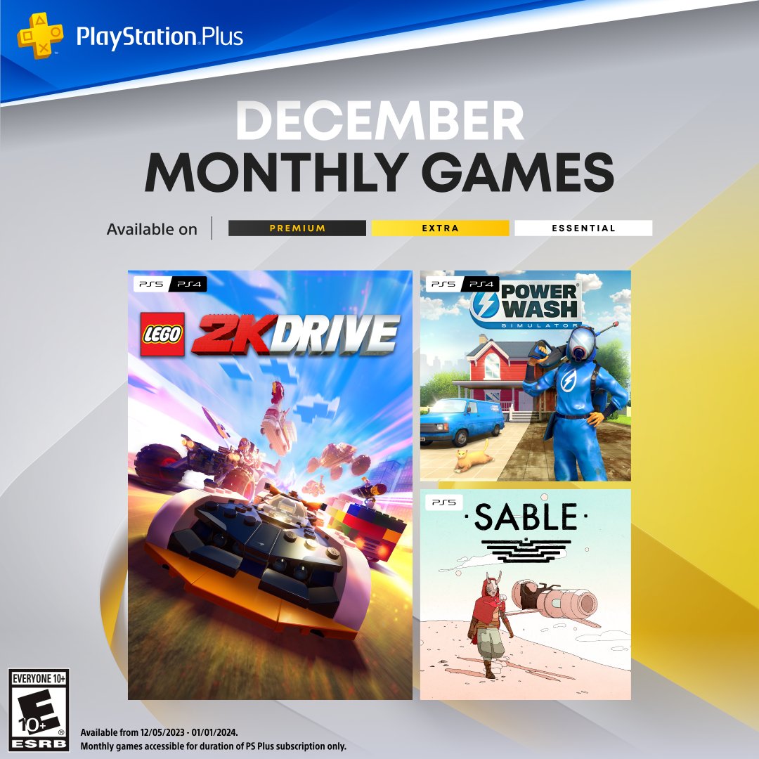 PS Plus 12月会免游戏阵容：《冲就完事模拟器》等三款游戏