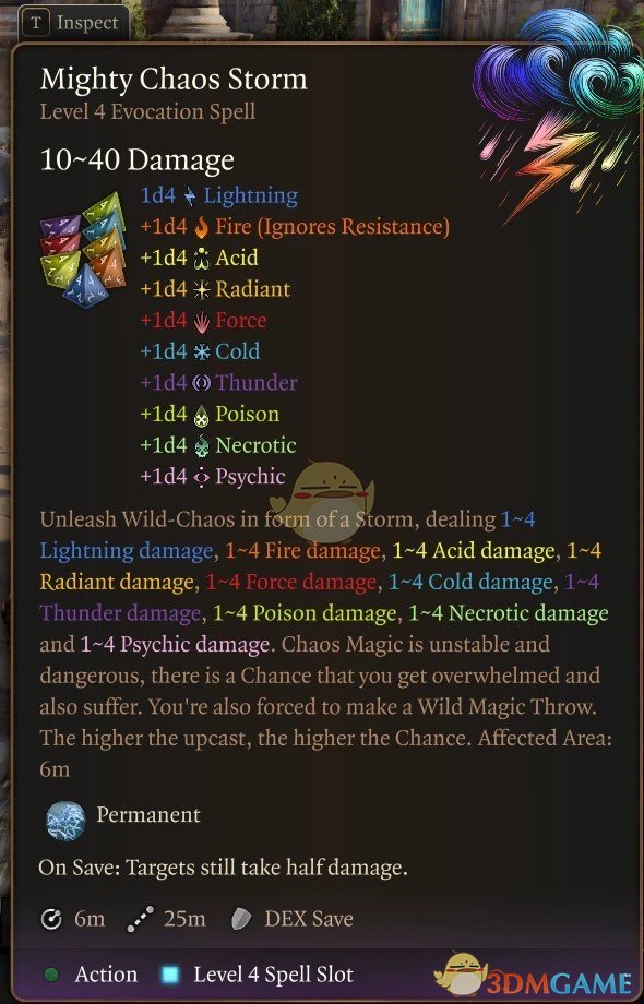 《博德之门3》元素雷暴-彩色雷暴MOD