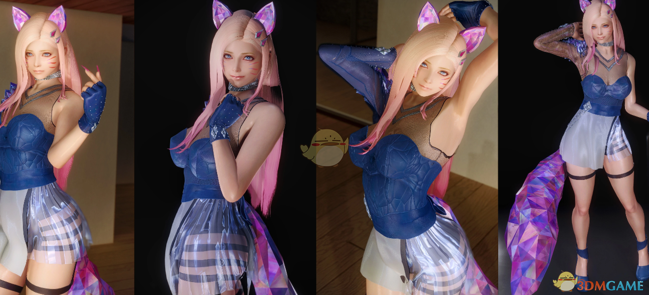 《上古卷轴5：天际重制版》英雄联盟K.D.A阿狸服饰MOD