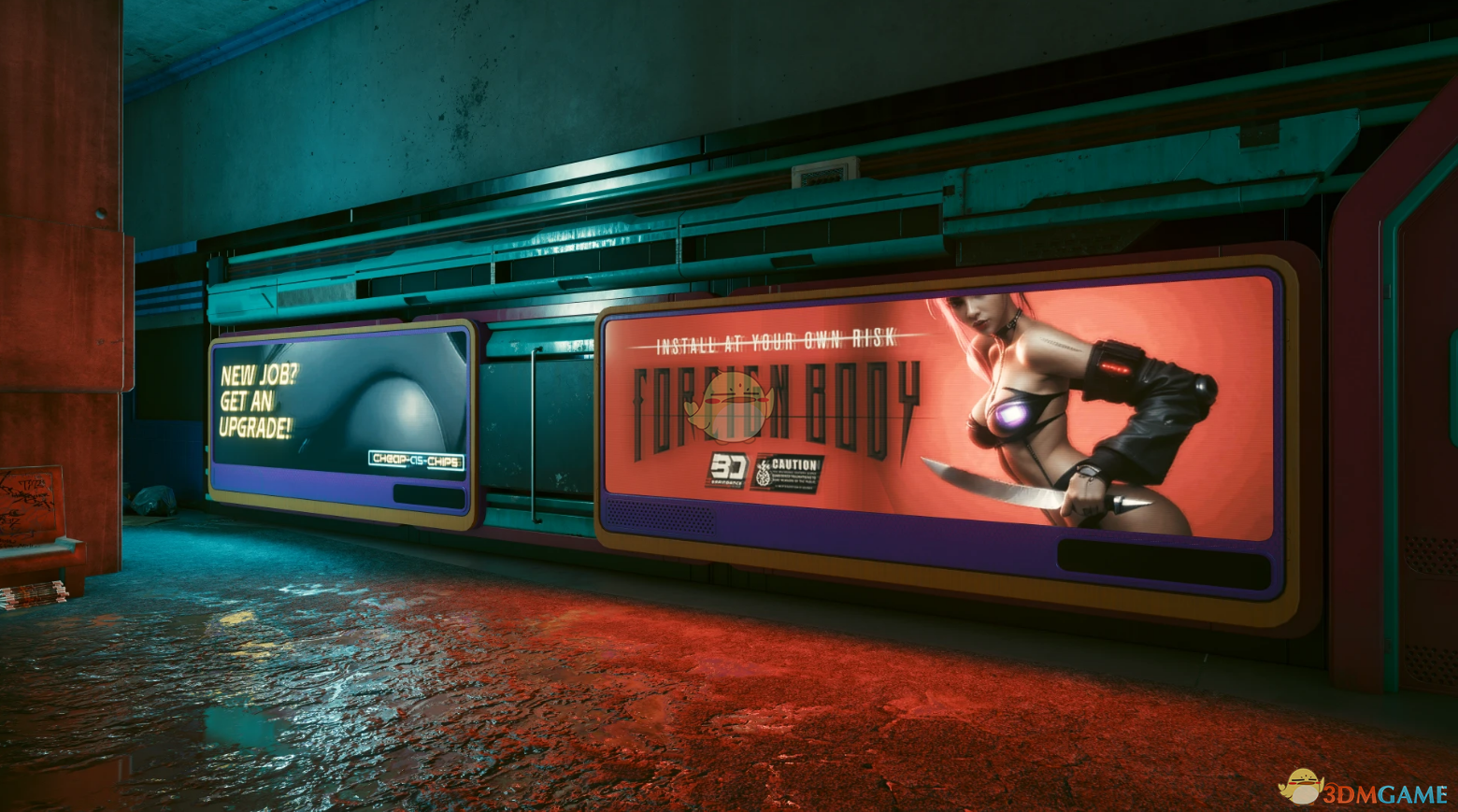 《赛博朋克2077》  异体广告RED版MOD