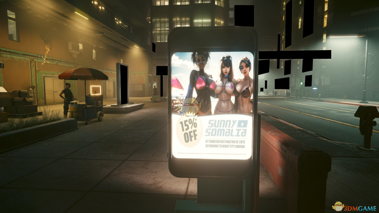 《赛博朋克2077》 阳光索马里广告RED版MOD