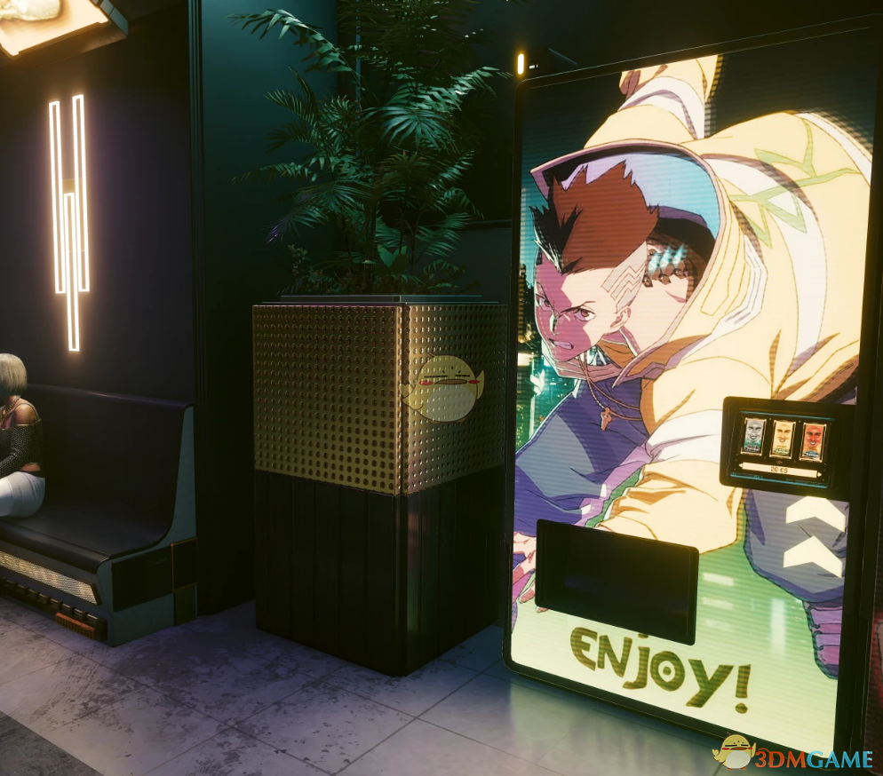 《赛博朋克2077》 自动售货机甜茶广告RED版MOD