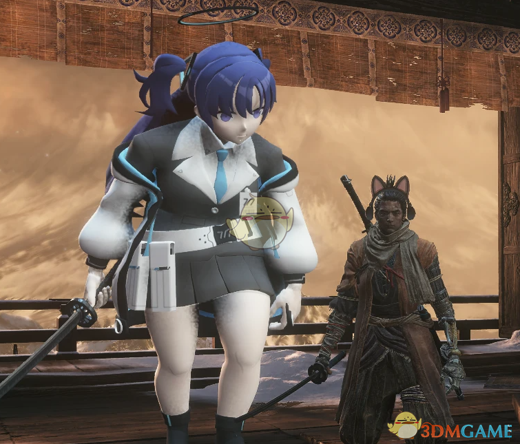 《只狼：影逝二度》蔚蓝档案早濑优香替换义父MOD