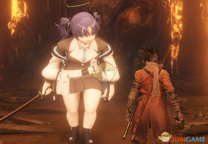 《只狼：影逝二度》蔚蓝档案早濑优香替换义父MOD