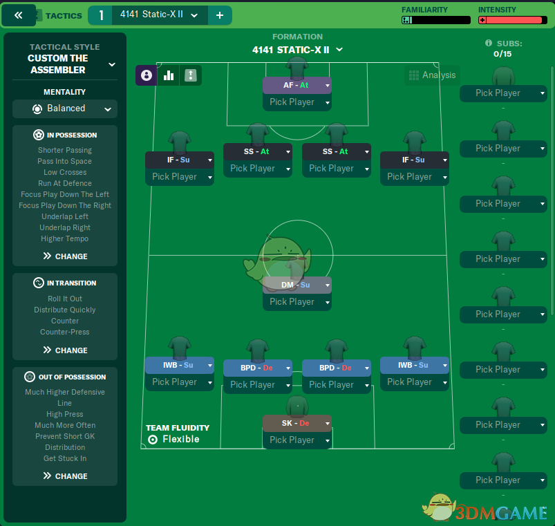 《足球经理2023》4141 Static-X II战术MOD