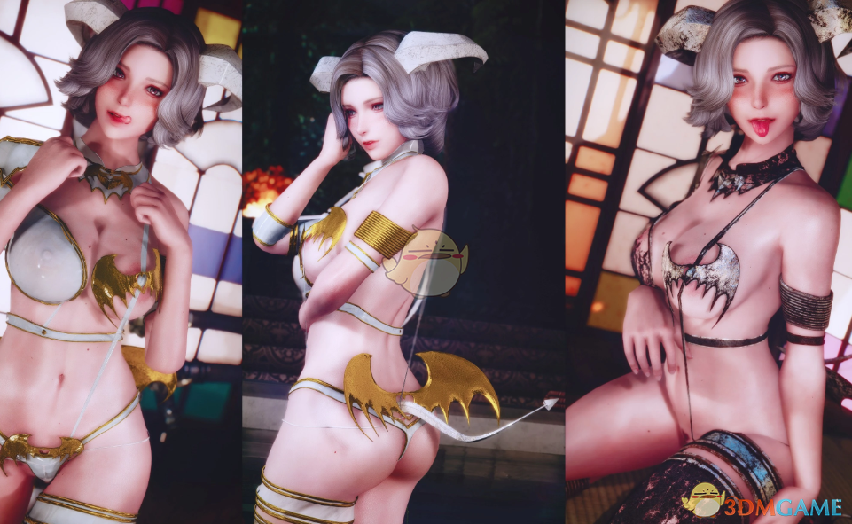 《上古卷轴5：天际重制版》旋律魅魔蝙蝠比基尼MOD