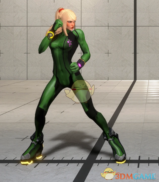《街头霸王6》穿绿色零装甲的嘉米MOD