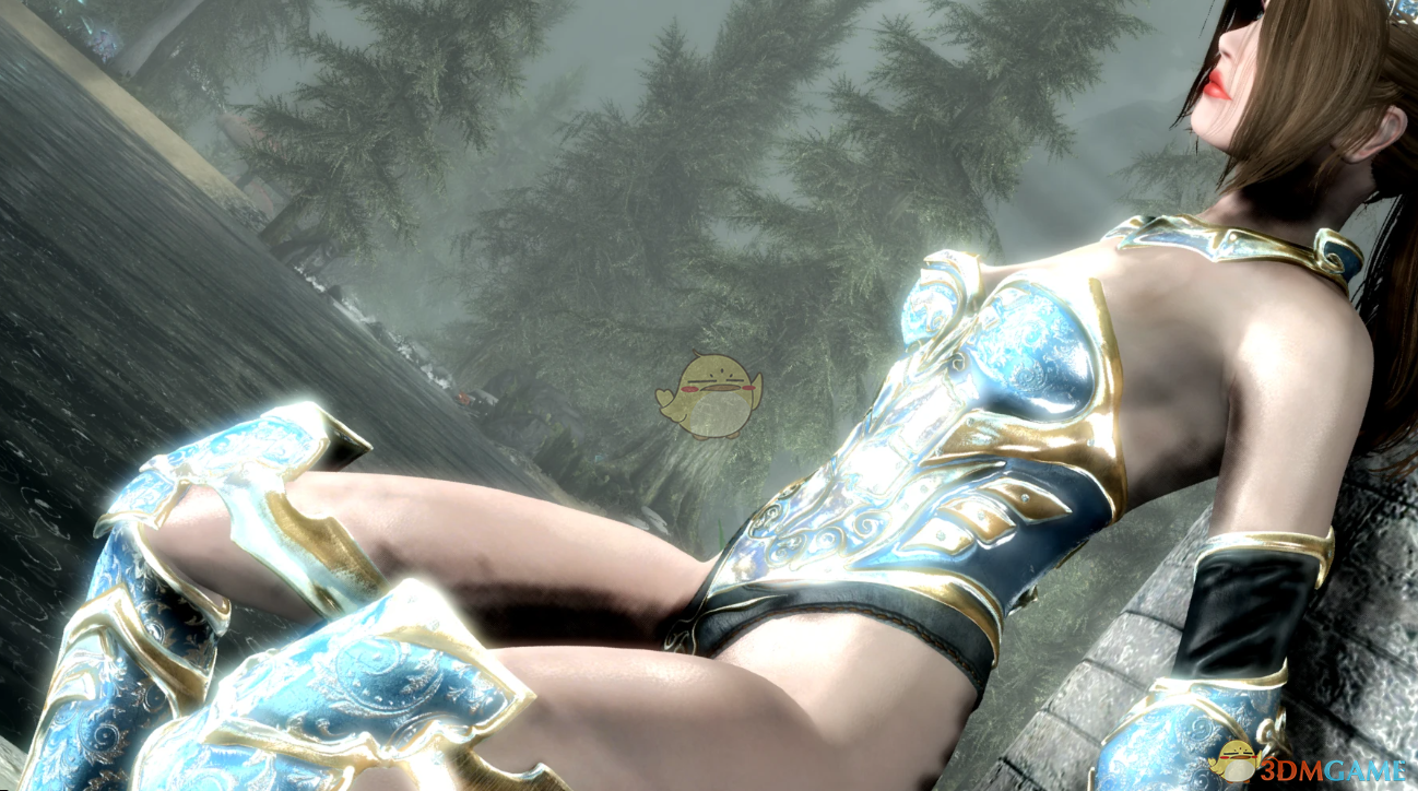 《上古卷轴5：天际重制版》战斗女王轻型装甲MOD