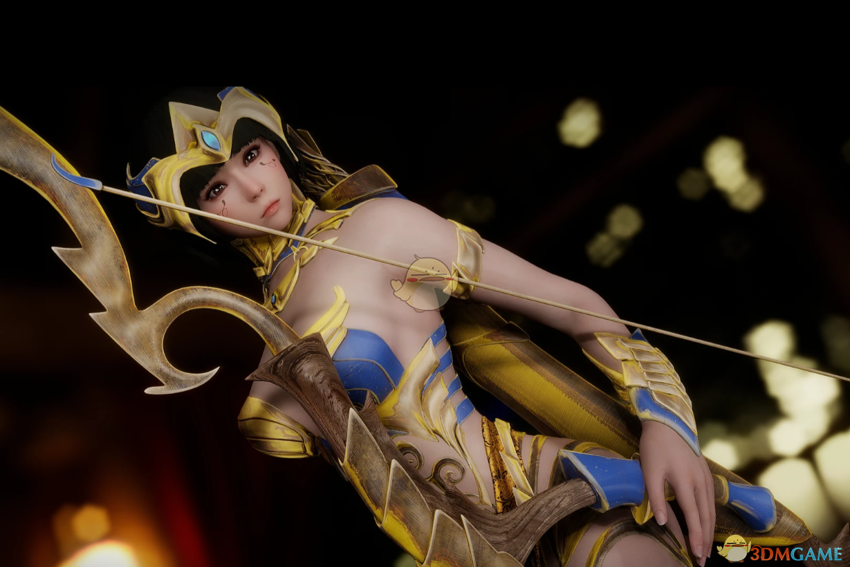 《上古卷轴5：天际重制版》斯里坎迪黄金弓箭手软甲MOD