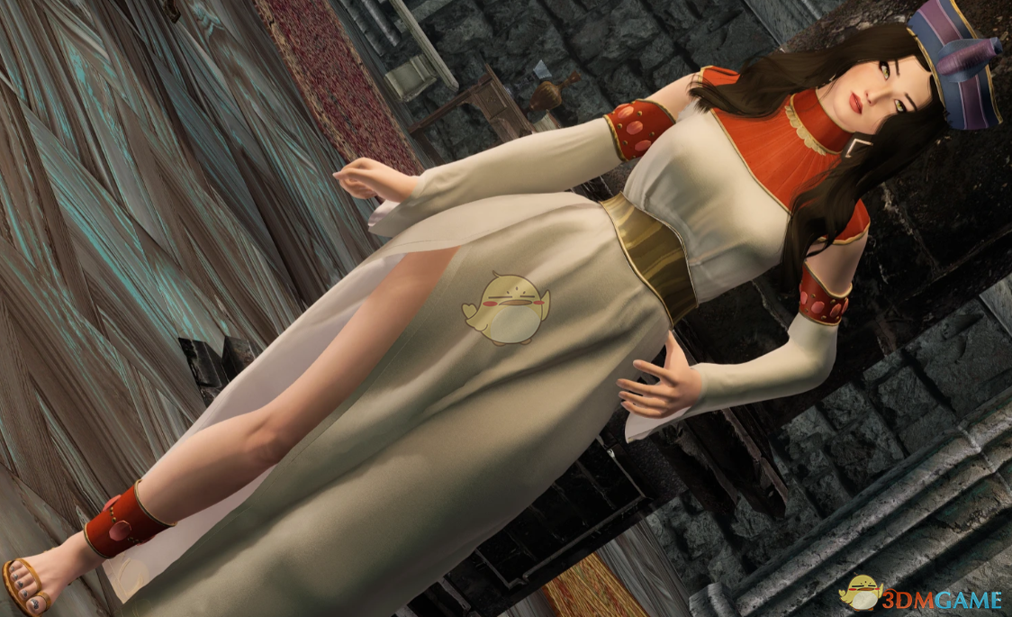 《上古卷轴5：天际重制版》埃及浮云连衣裙MOD