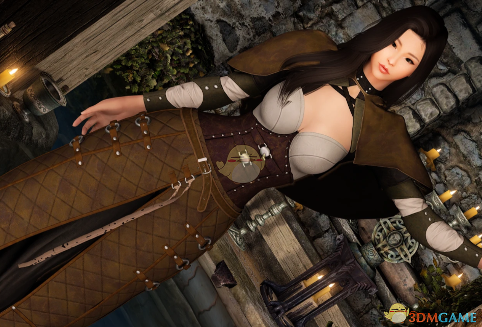 《上古卷轴5：天际重制版》怪物猎人装甲MOD