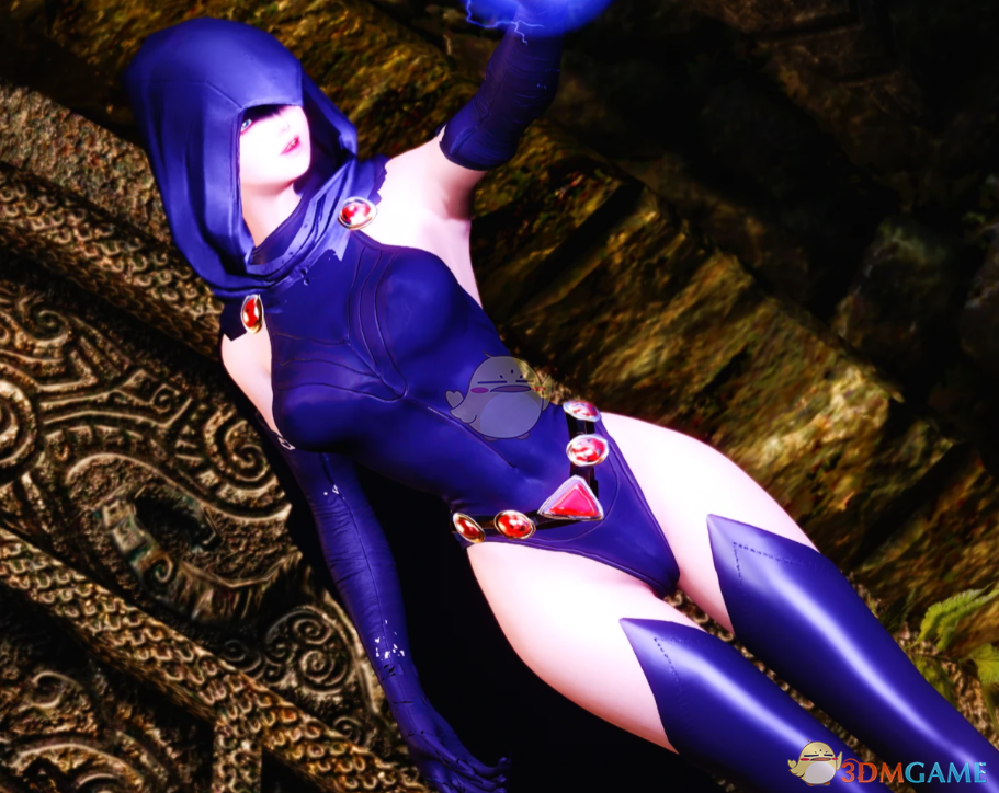 《上古卷轴5：天际重制版》少年泰坦乌鸦套装MOD