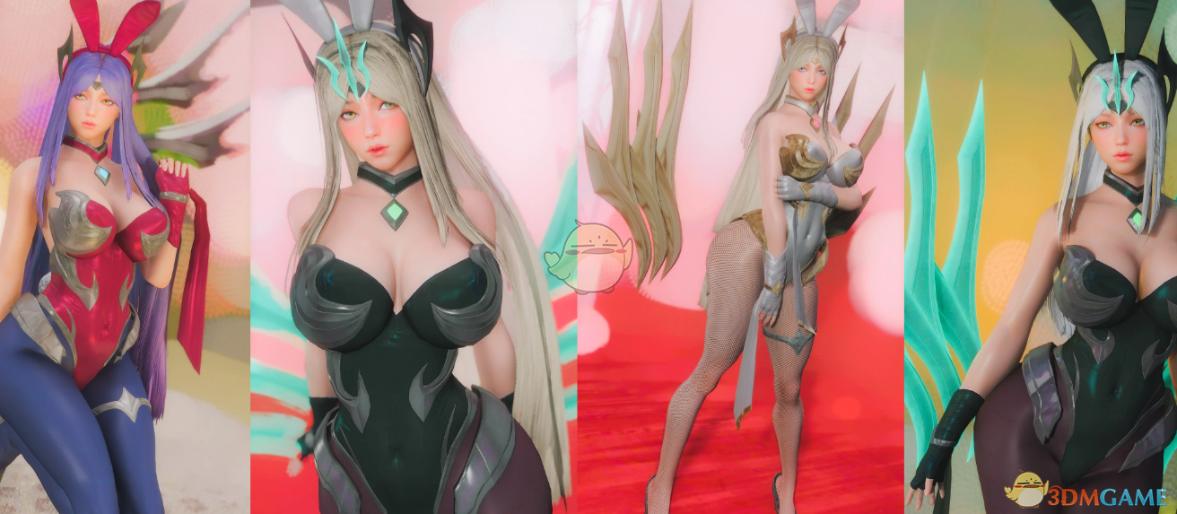 《上古卷轴5：天际重制版》英雄联盟艾瑞莉娅战兔装甲套装MOD