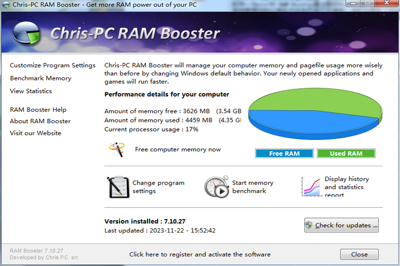 Chris-PC RAM Booster32位7.12.18