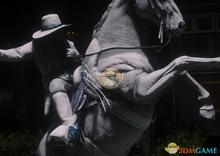 《荒野大镖客2》中国青花瓷马鞍MOD