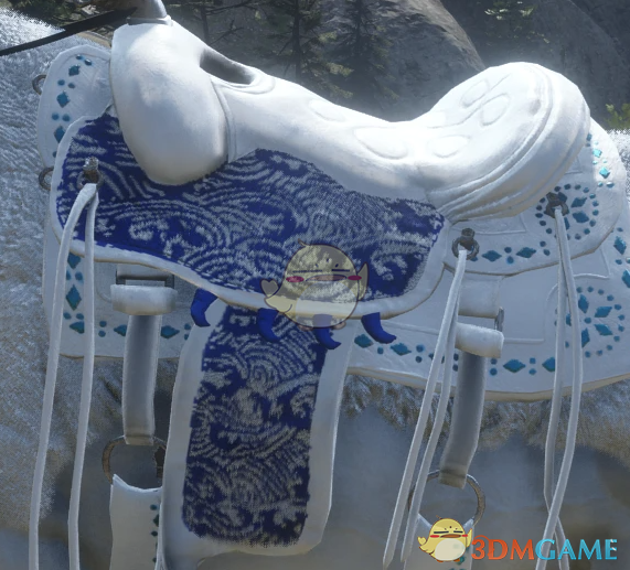 《荒野大镖客2》中国青花瓷马鞍MOD