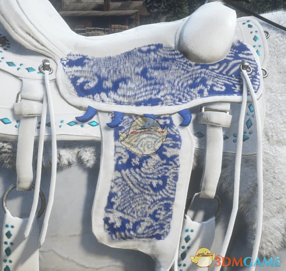 《荒野大镖客2》中国青花瓷马鞍MOD