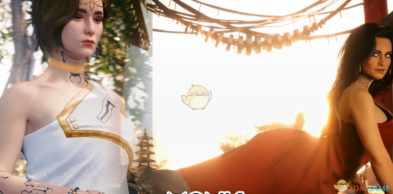 《赛博朋克2077》僧侣长袍MOD