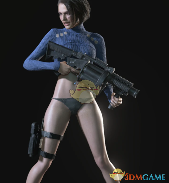 《生化危机3：重制版》吉尔性感休闲短裙装MOD（内衣版）