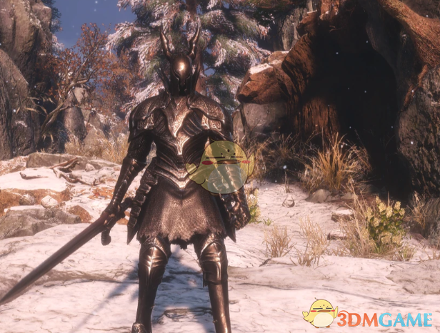 《只狼：影逝二度》黑暗之魂3黑骑士套装MOD