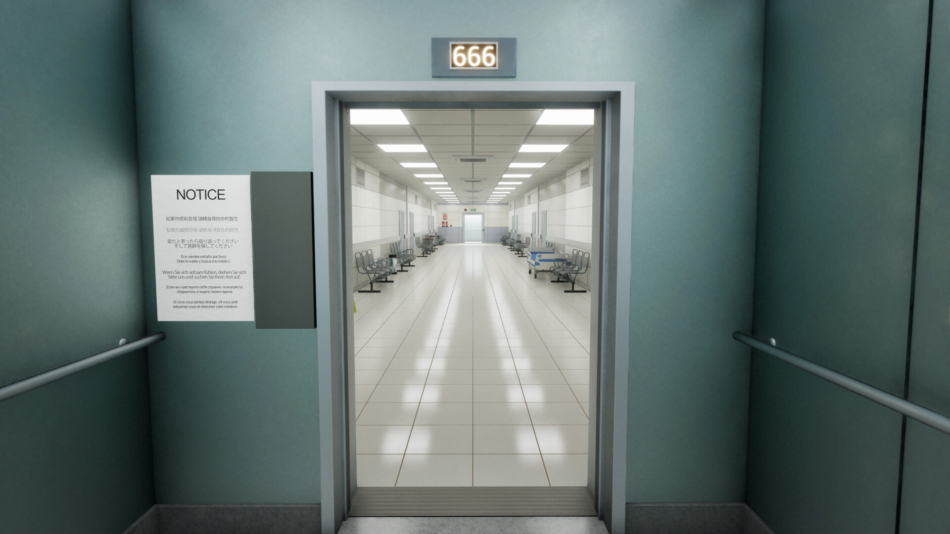 类《8号出口》心理恐怖游戏《医院666》将于月底在Steam正式发售