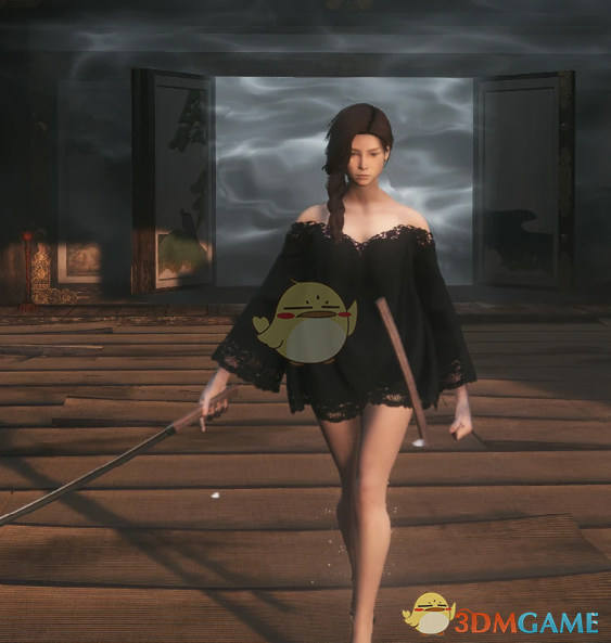 《只狼：影逝二度》永真黑色晚礼服MOD