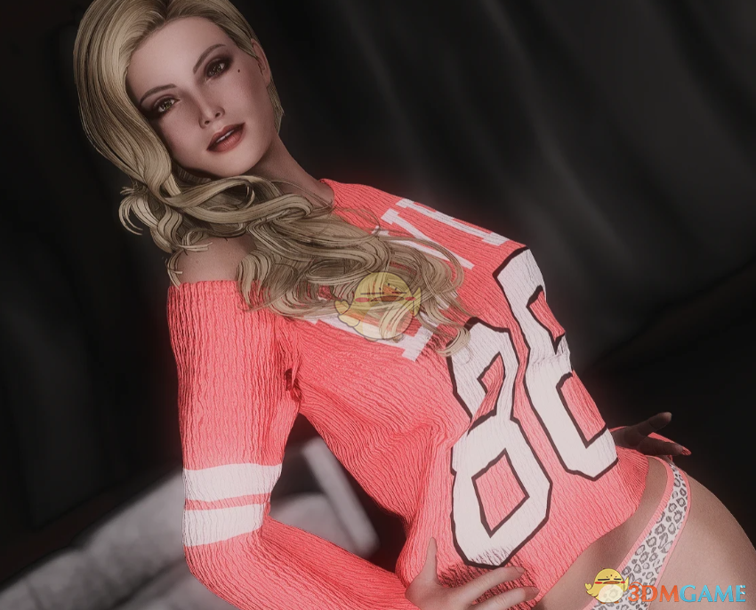 《上古卷轴5：天际重制版》欧美风女随从希拉MOD