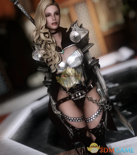 《上古卷轴5：天际重制版》欧美风女随从希拉MOD