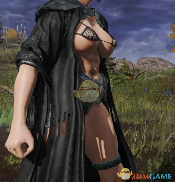 《艾尔登法环》苍银铠甲比基尼化MOD