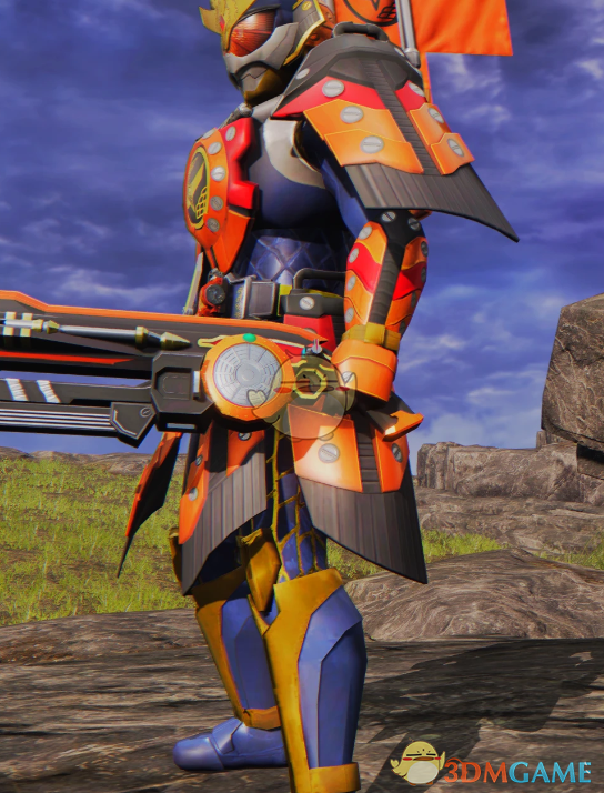 《艾尔登法环》扮演假面骑士铠武MOD（胜吼铠甲）