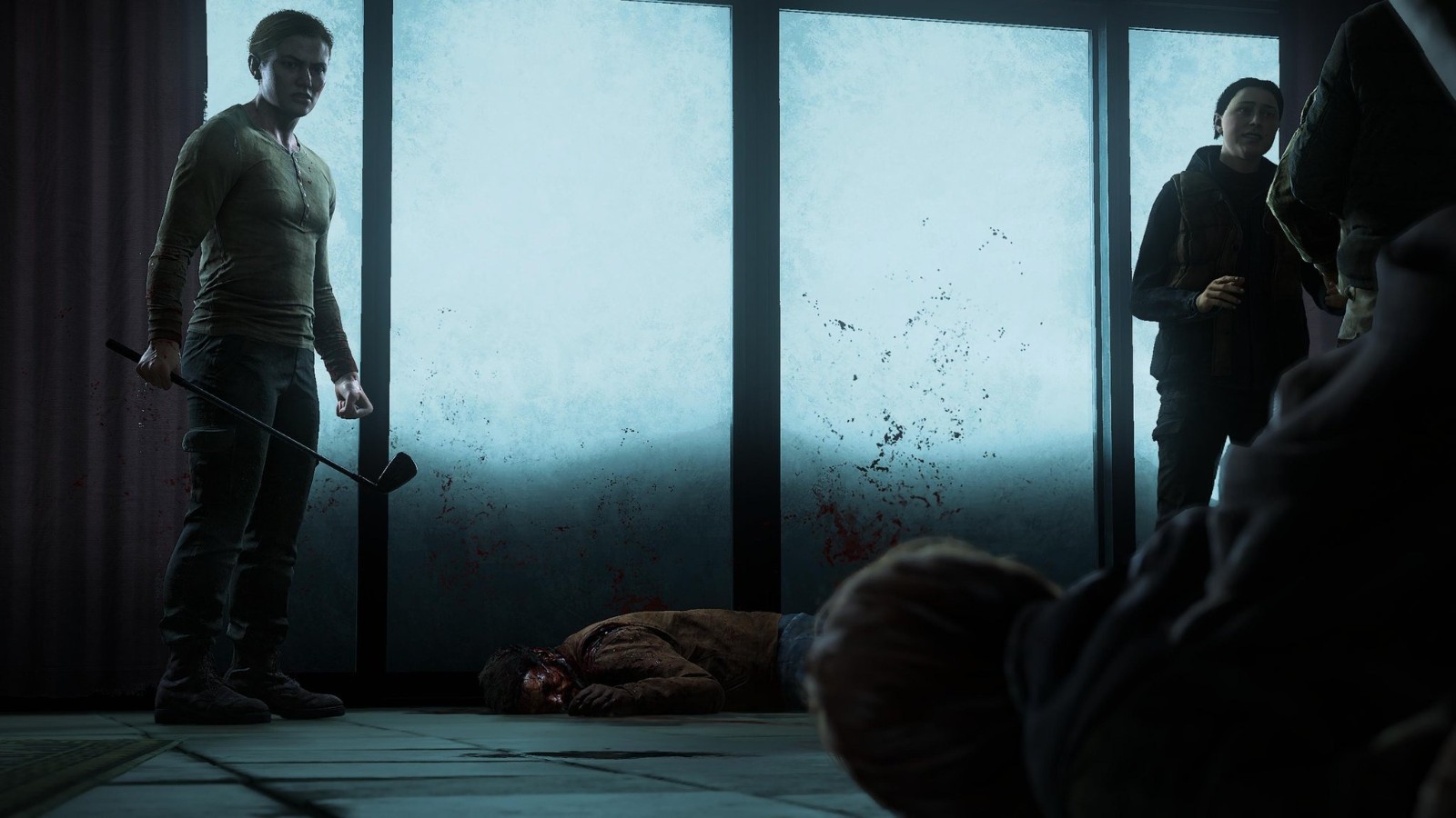 《最后生还者2：重制版》重现名场面截图：乔尔被爆头
