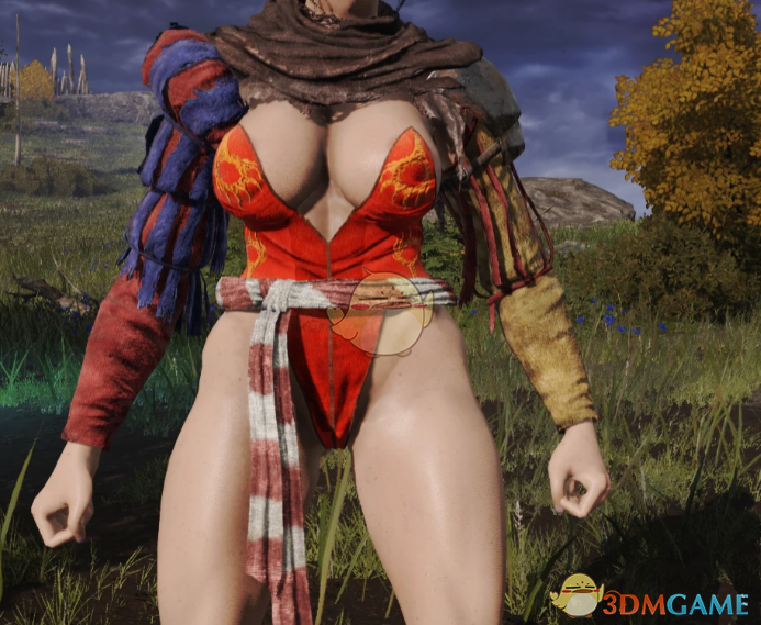 《艾尔登法环》奇异骑士铠甲比基尼化MOD