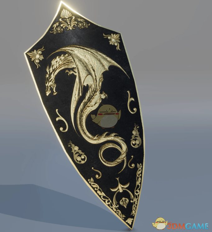 《艾尔登法环》龙纹盾MOD