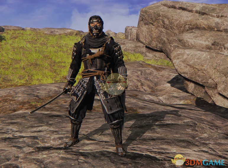 《艾尔登法环》扮演对马岛之魂境井仁MOD