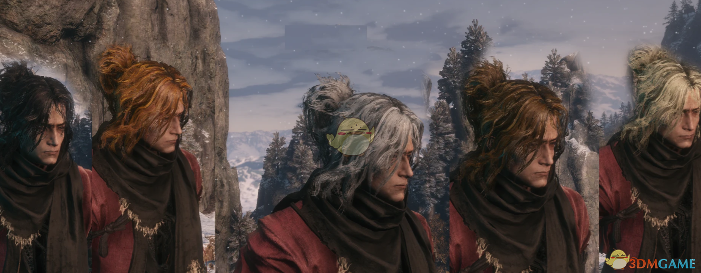 《只狼：影逝二度》狼自然色发型包MOD