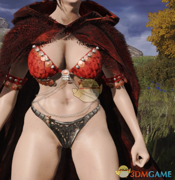 《艾尔登法环》腐败斗士套装比基尼化MOD