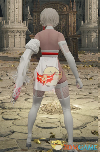 《艾尔登法环》尼尔机械纪元2B性感忍者服装MOD（白）