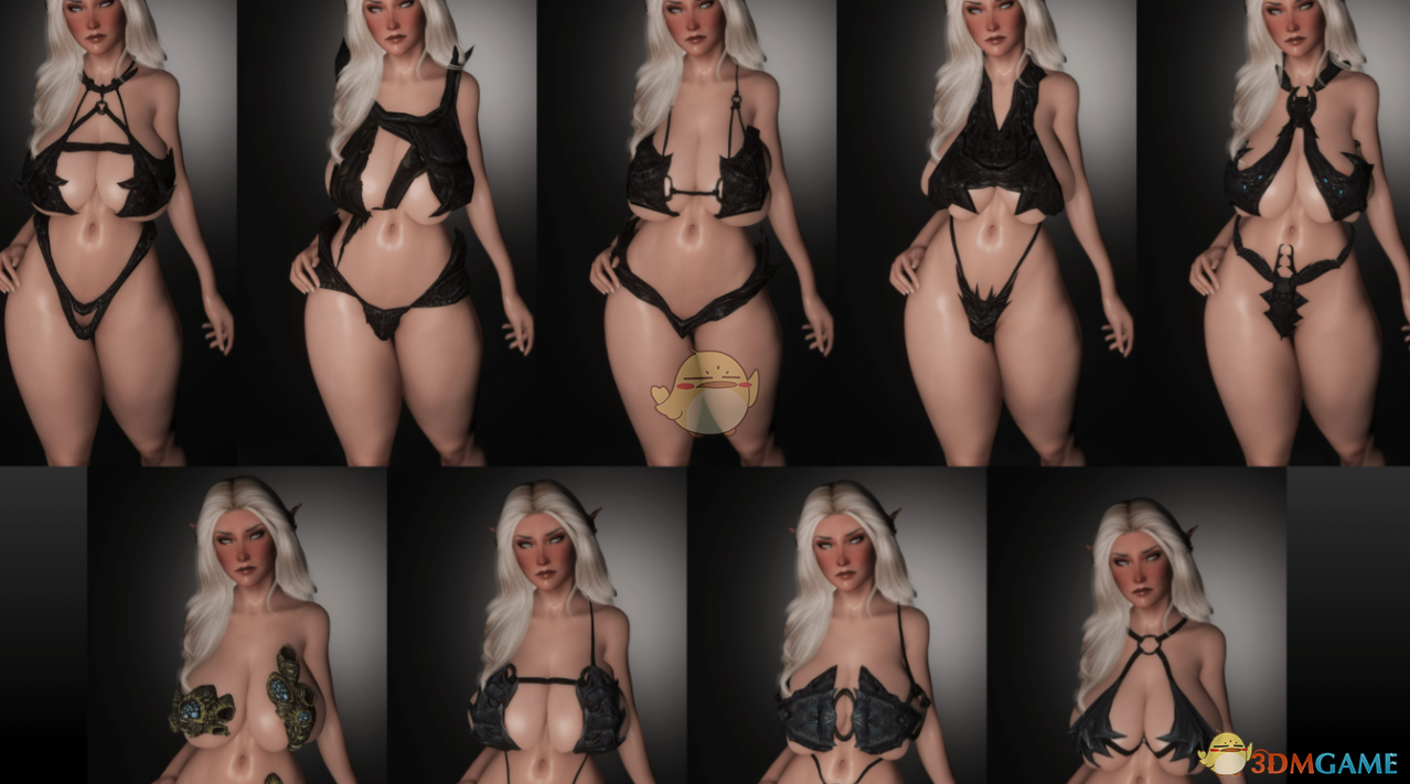 《上古卷轴5：天际重制版》黑曜铠清凉套装MOD