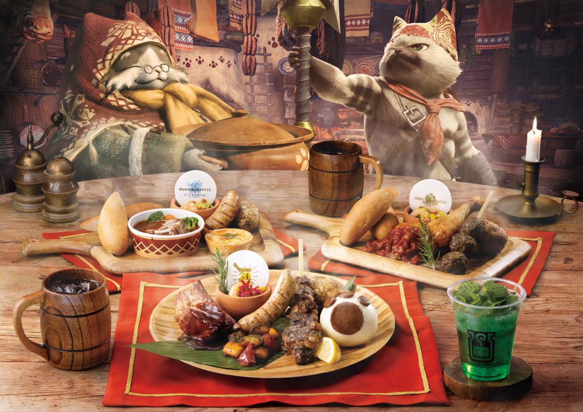 日本环球影城推出《怪物猎人》20周年纪念餐厅