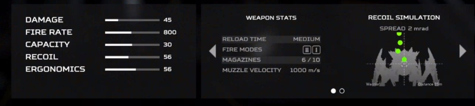 《绝地潜兵2》武器显示4项属性 实际多达50项！